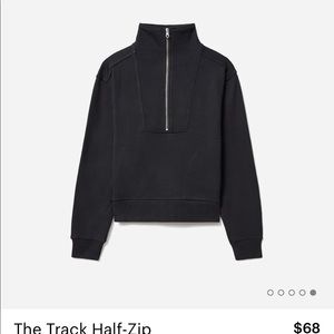 Everlane Track Half Zip Sweater